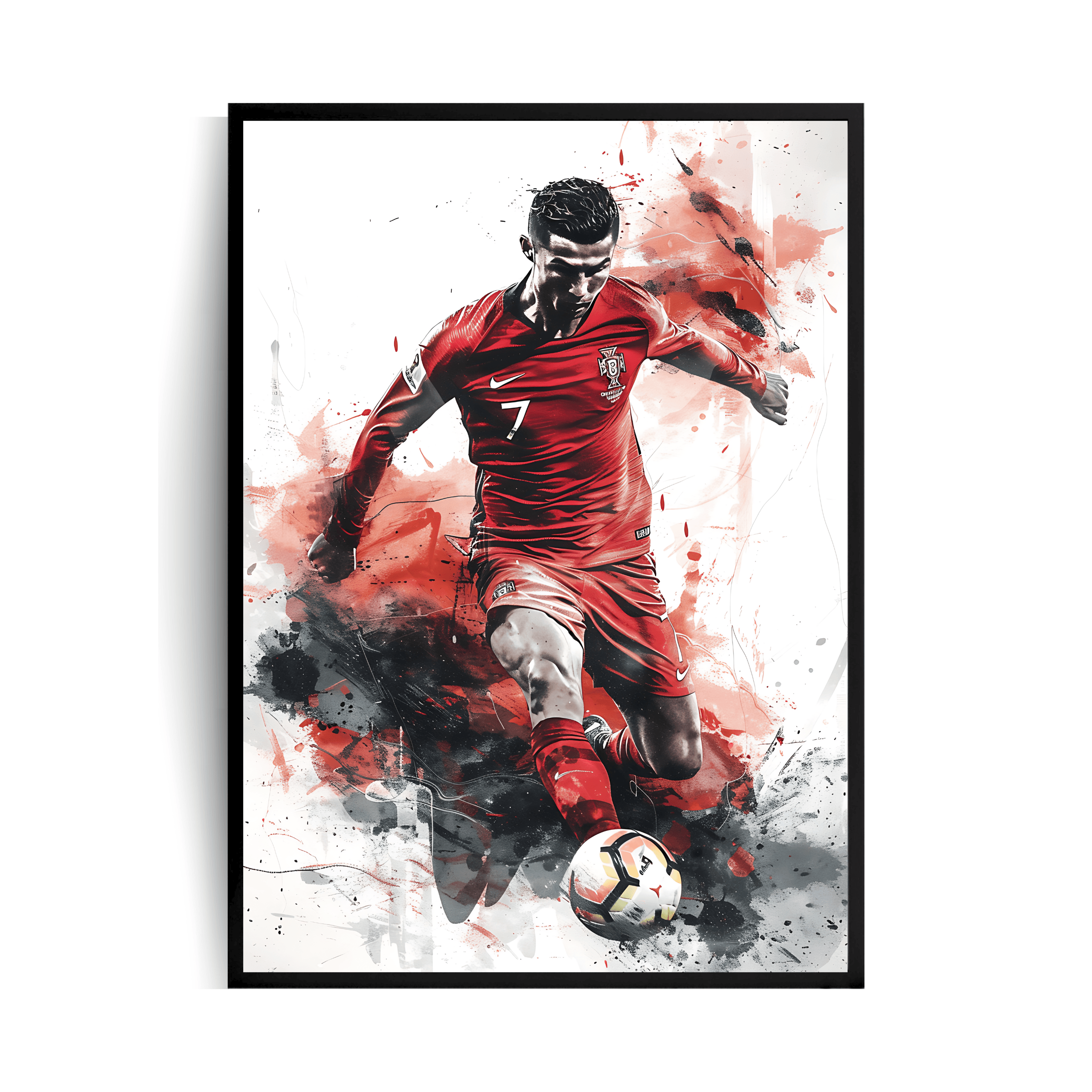 Cristiano Ronaldo plakat w ramce obraz na cian