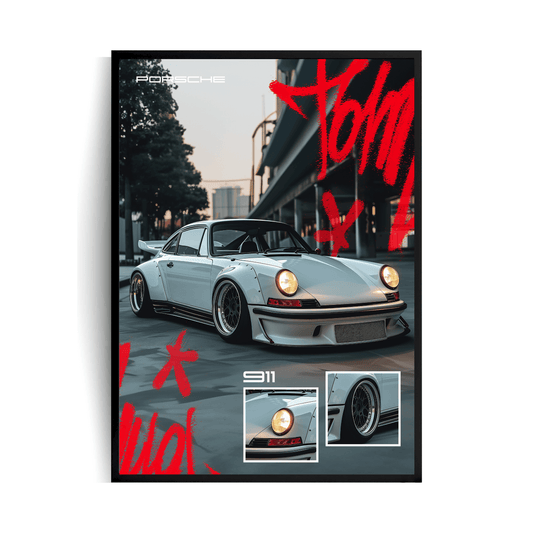 Porsche 911 | Plakat w ramie