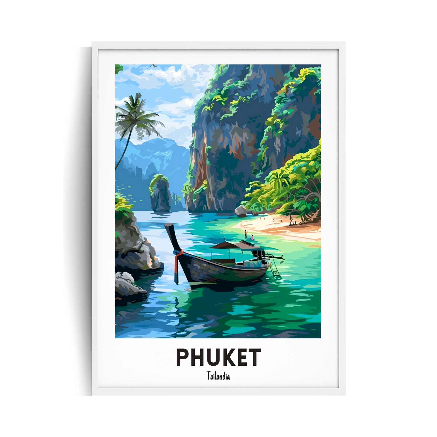 Phuket, Tajlandia plakat w ramie