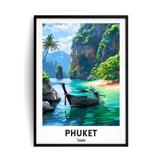Phuket, Tajlandia plakat w ramie