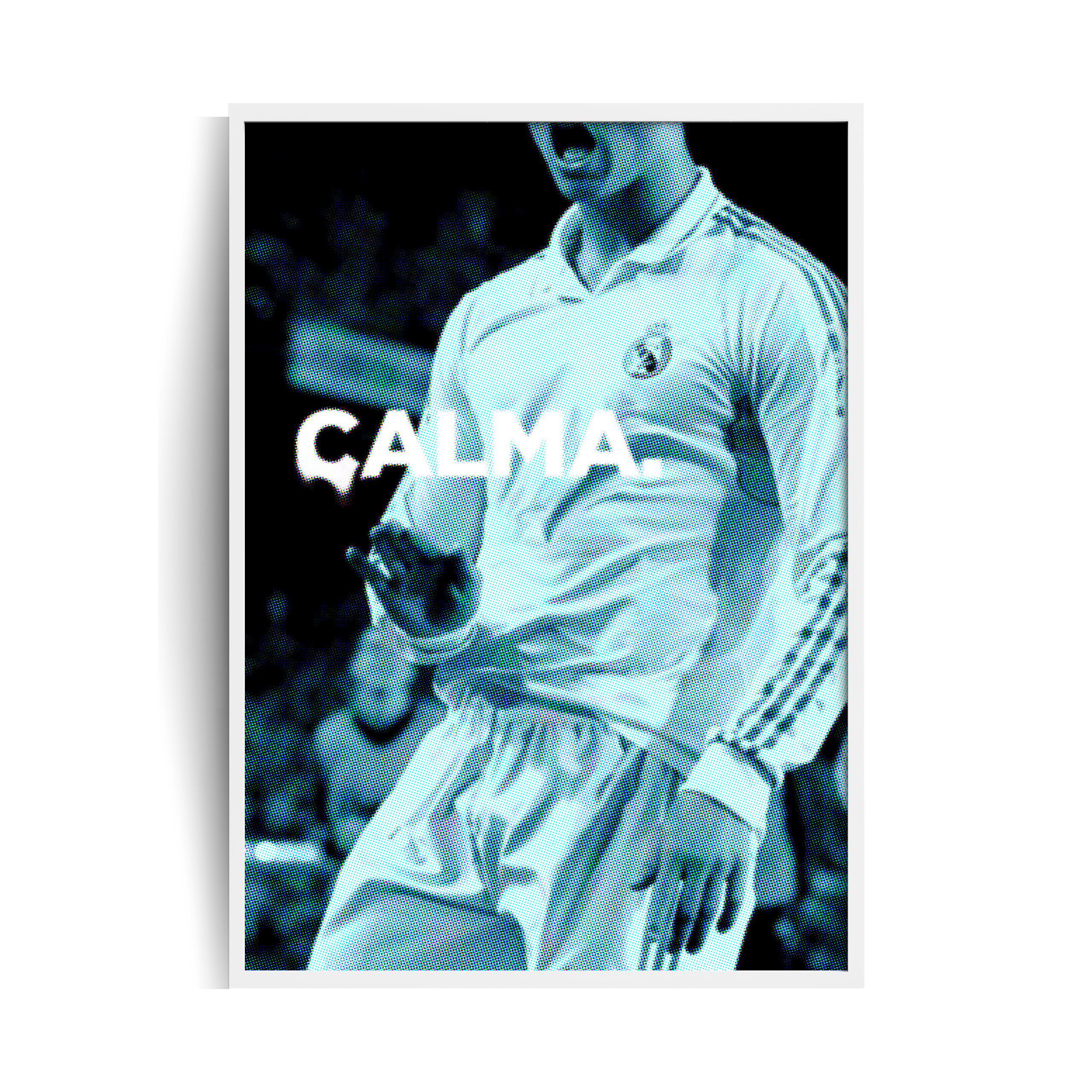 CALMA. Plakat w ramie