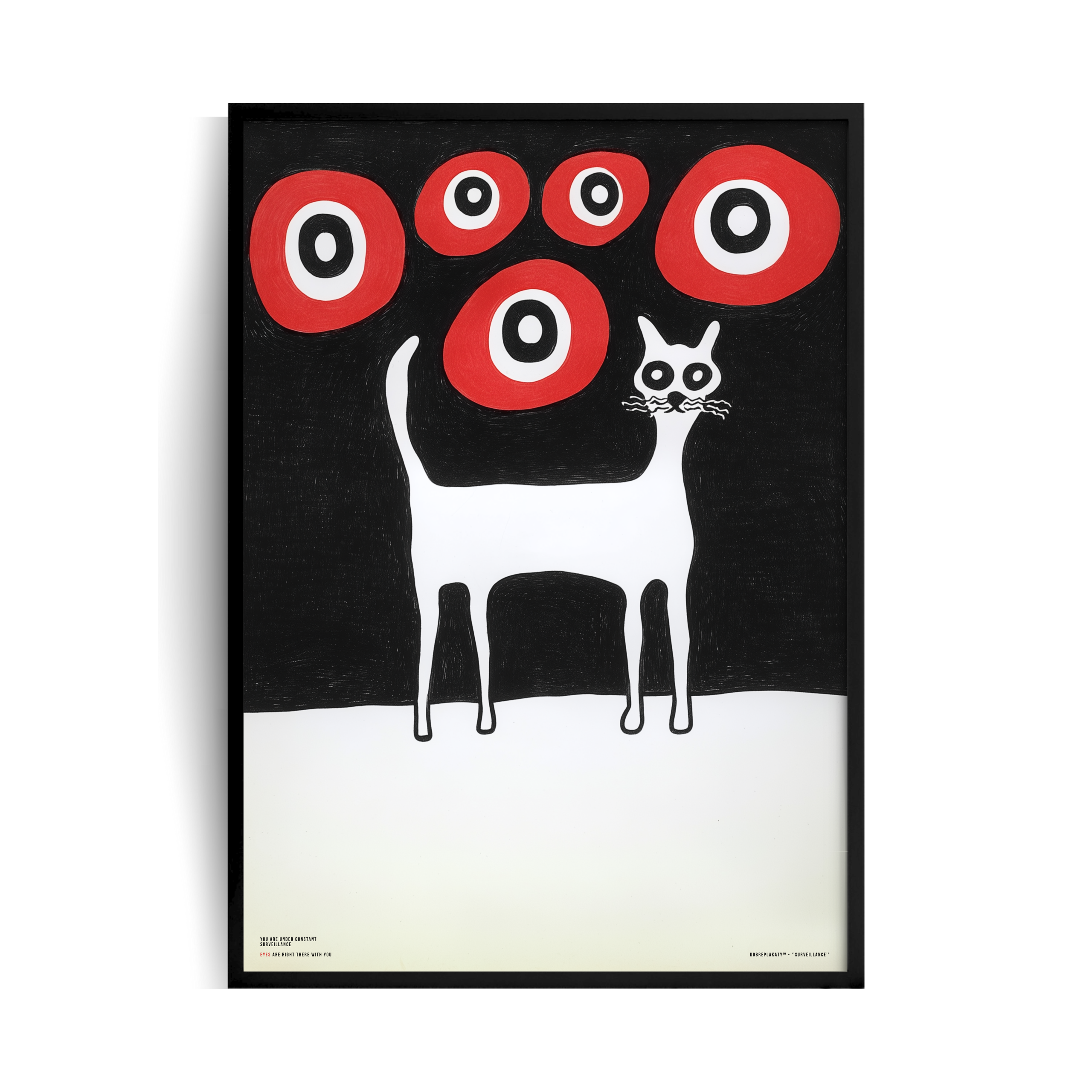 SURVEILLANCE plakat w ramie
