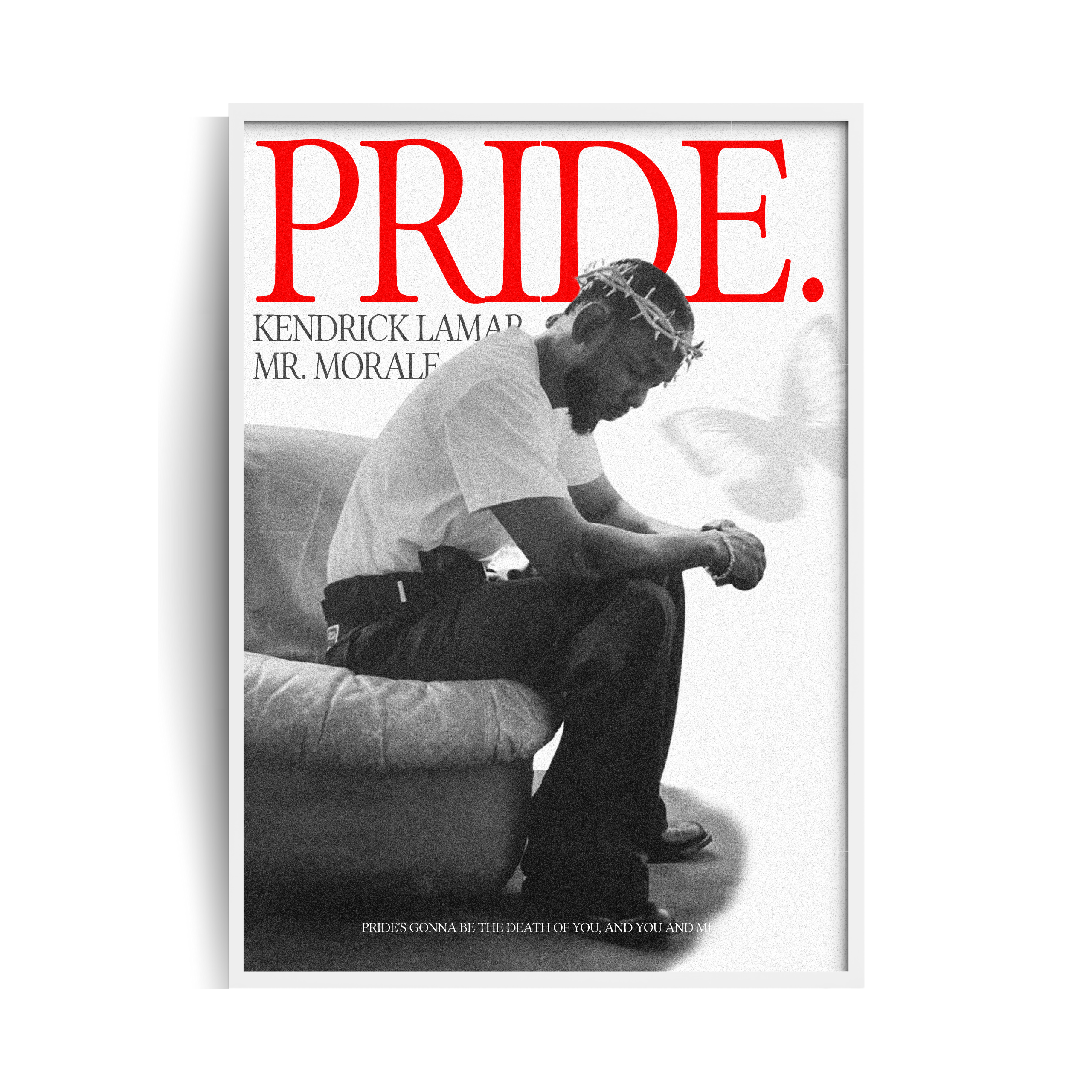 Kendrick Lamar PRIDE. Plakat w ramie