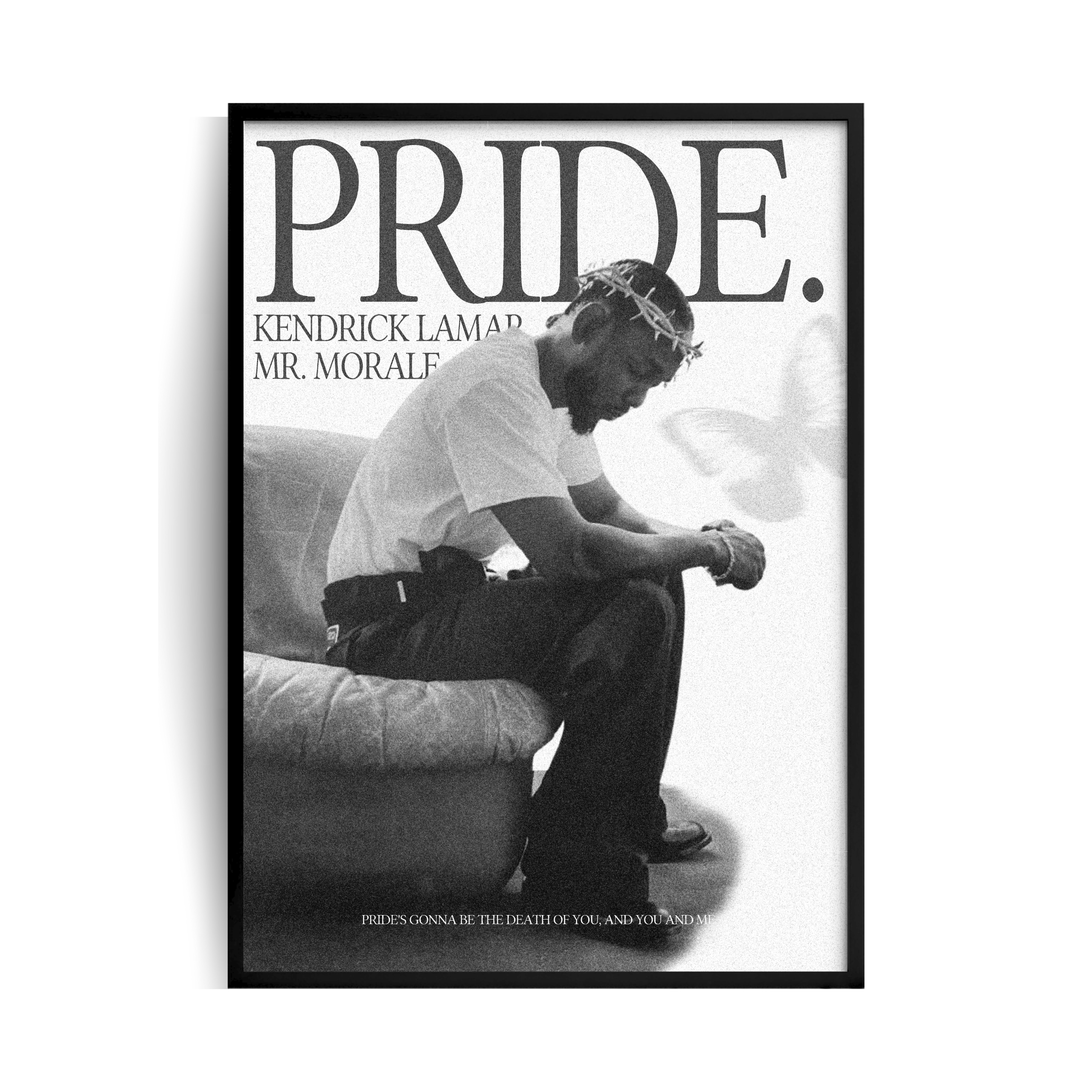 Kendrick Lamar PRIDE. Plakat w ramie