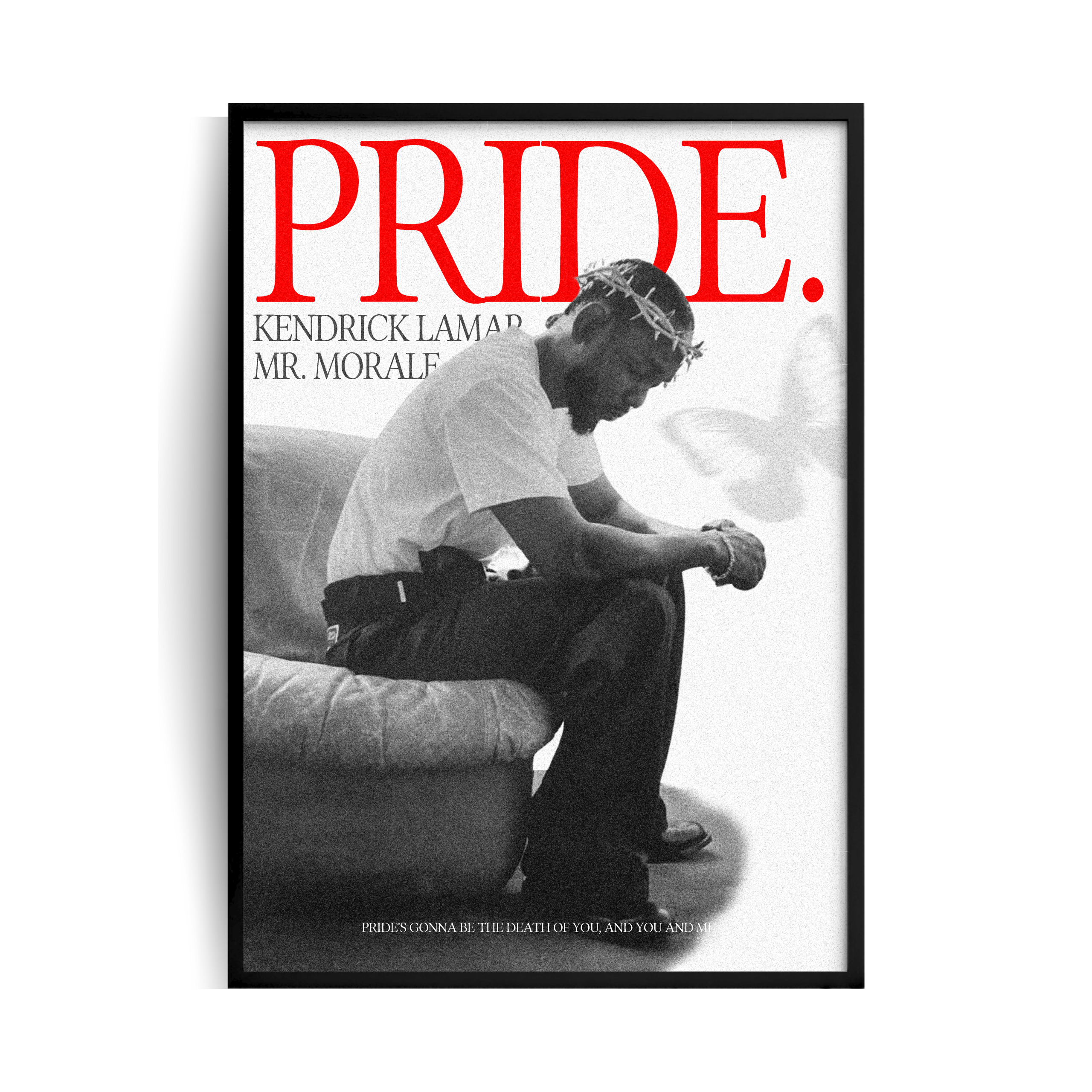 Kendrick Lamar PRIDE. Plakat w ramie