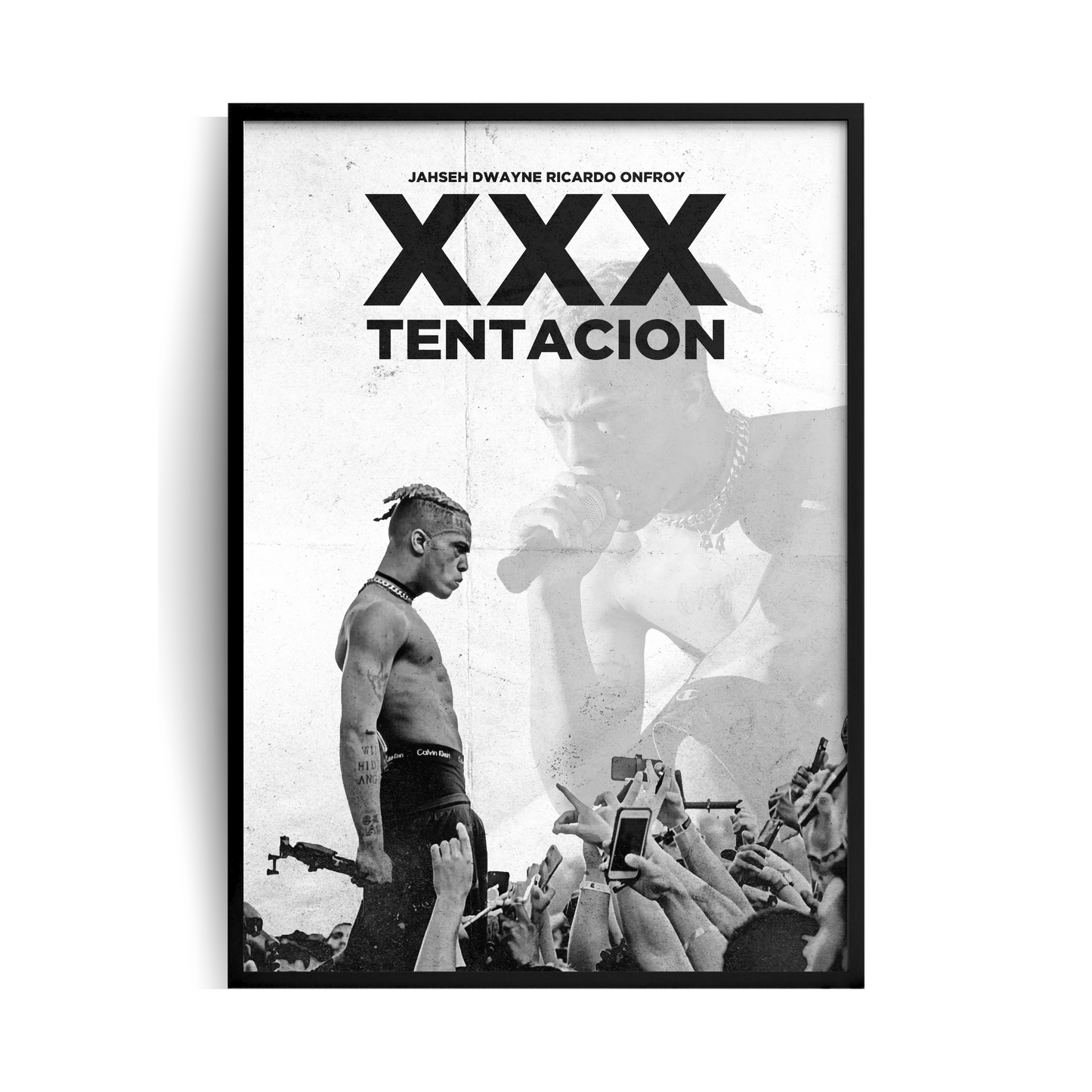 XXX Tentacion plakat w ramie