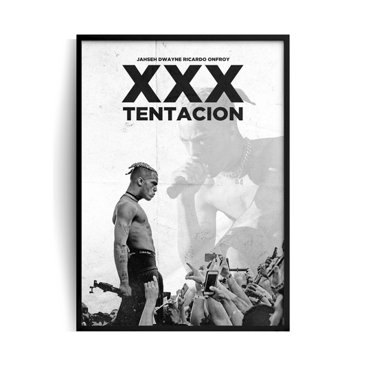 XXX Tentacion plakat w ramie