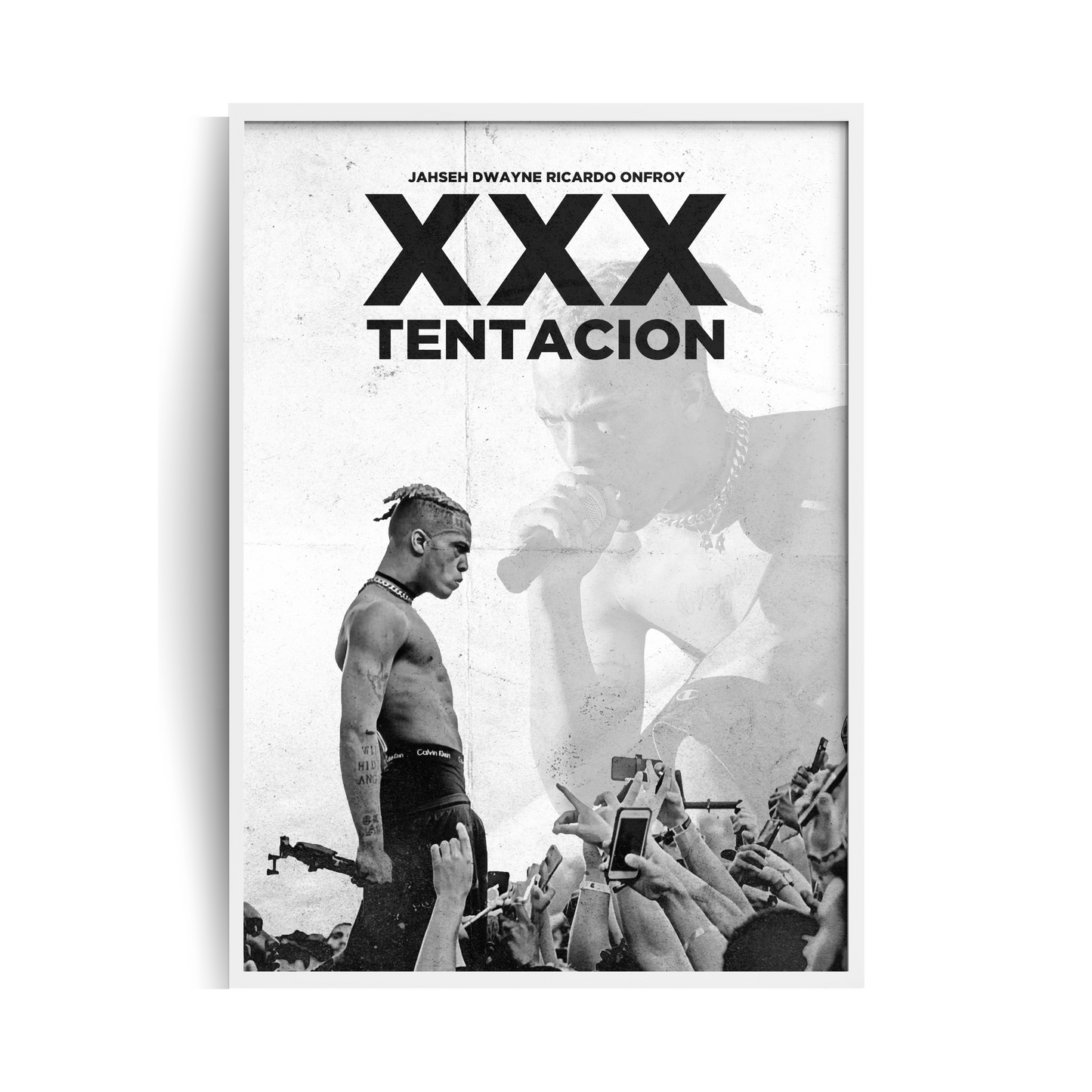 XXX Tentacion plakat w ramie