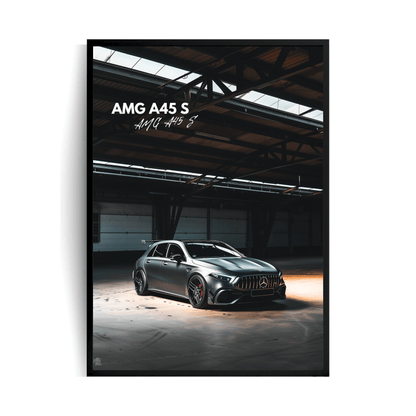 Mercedes AMG A45 S plakat w ramie