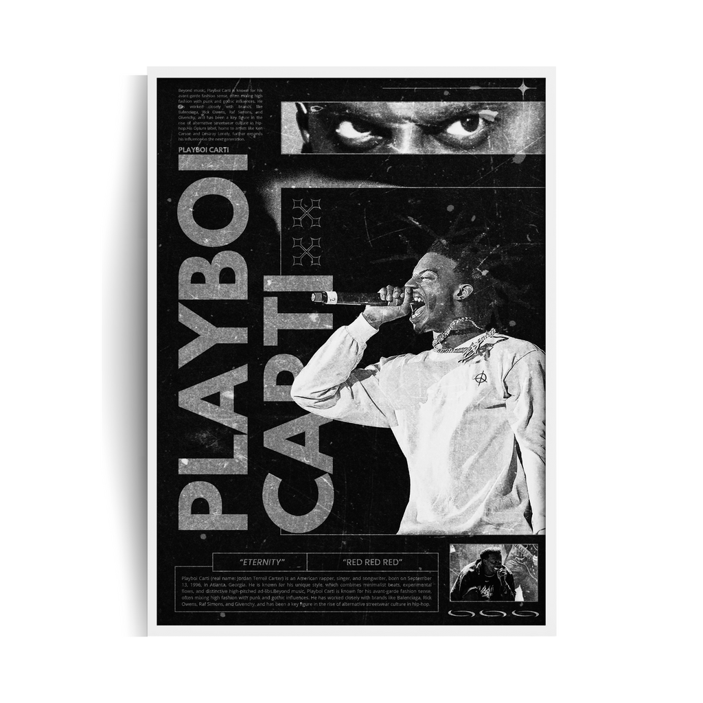 Playboi Carti Eternity plakat w ramie