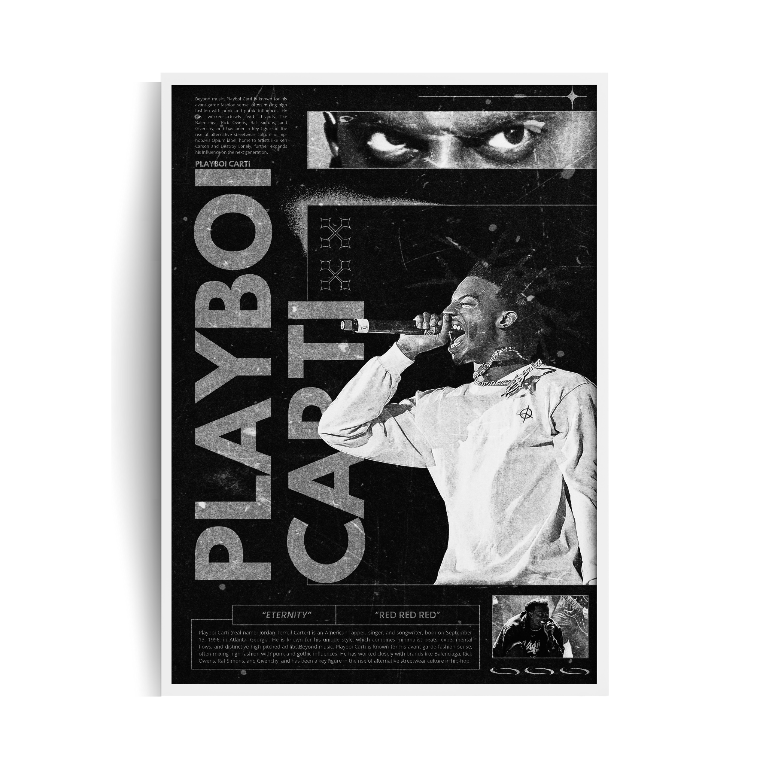 Playboi Carti Eternity plakat w ramie