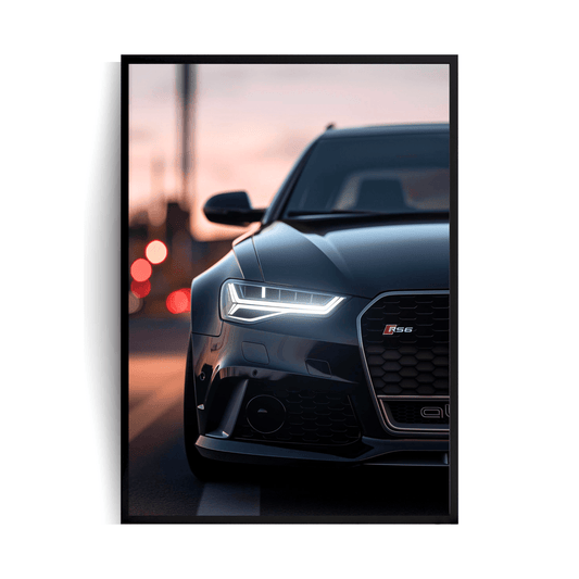 Audi RS6 plakat w ramie