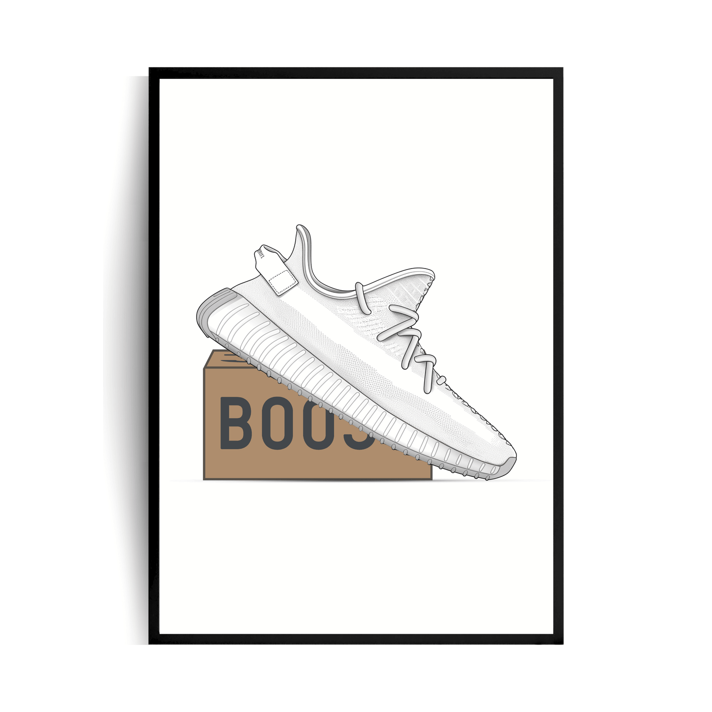 Yeezy 350 Plakat w ramie