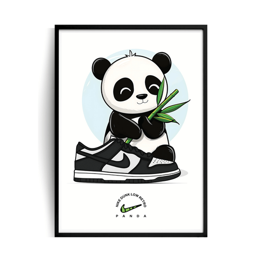 Dunk Panda Plakat w ramie