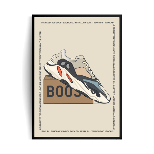 Yeezy 700 Plakat w ramie