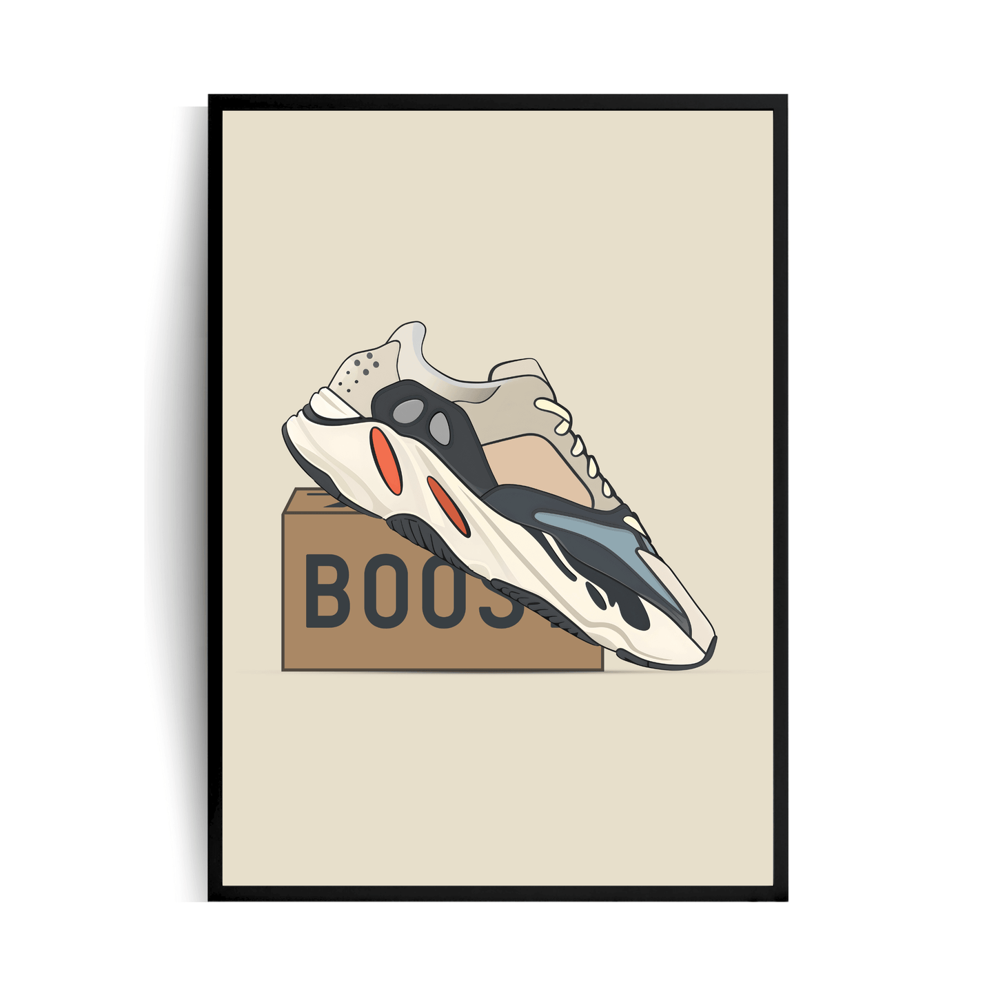 Yeezy 700 Plakat w ramie