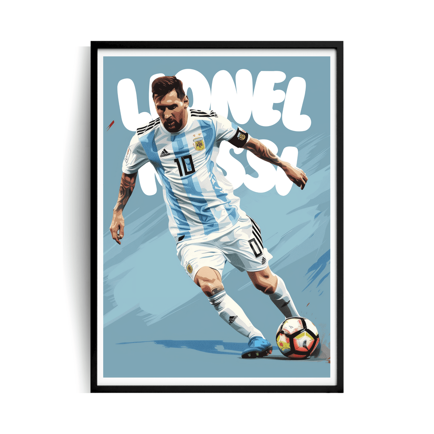 Lionel Messi Plakat w ramie