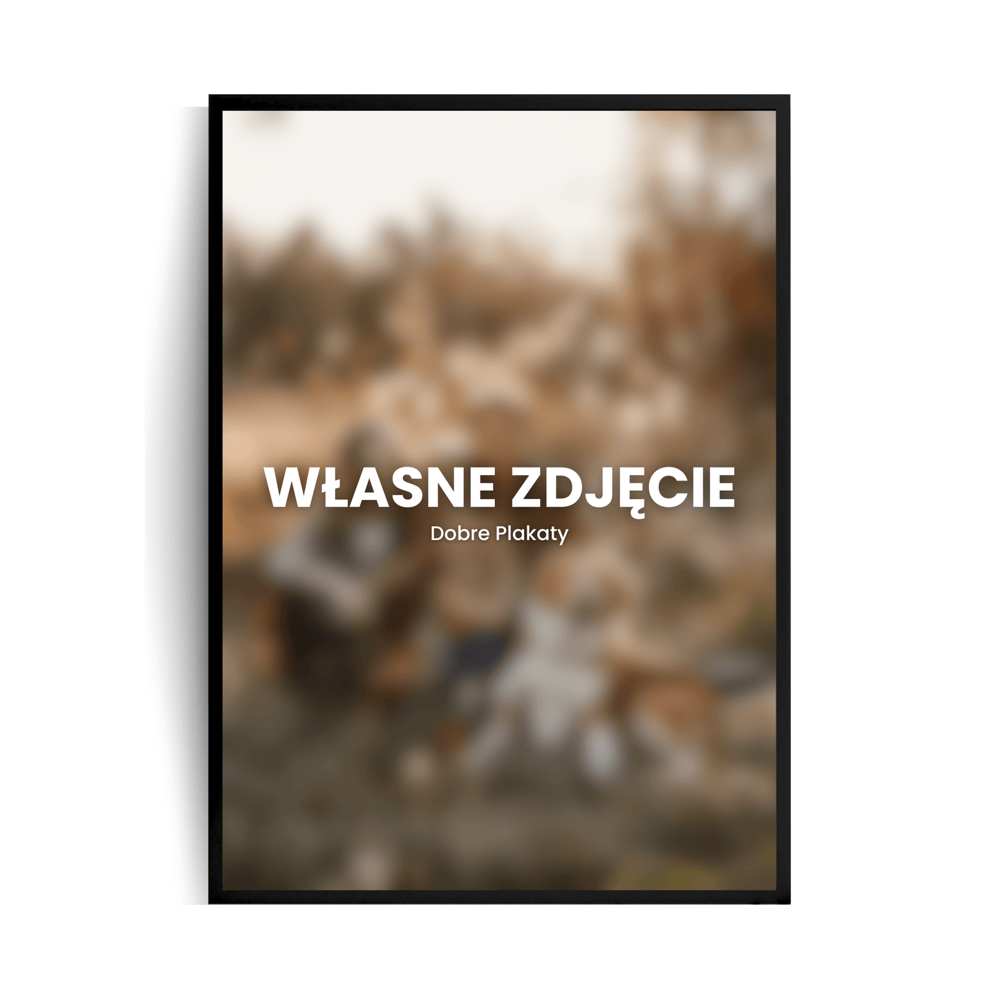 Plakat w ramie z własnym nadrukiem