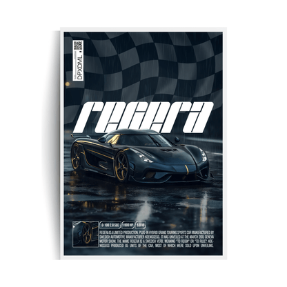 Koenigsegg Regera Plakat w ramie