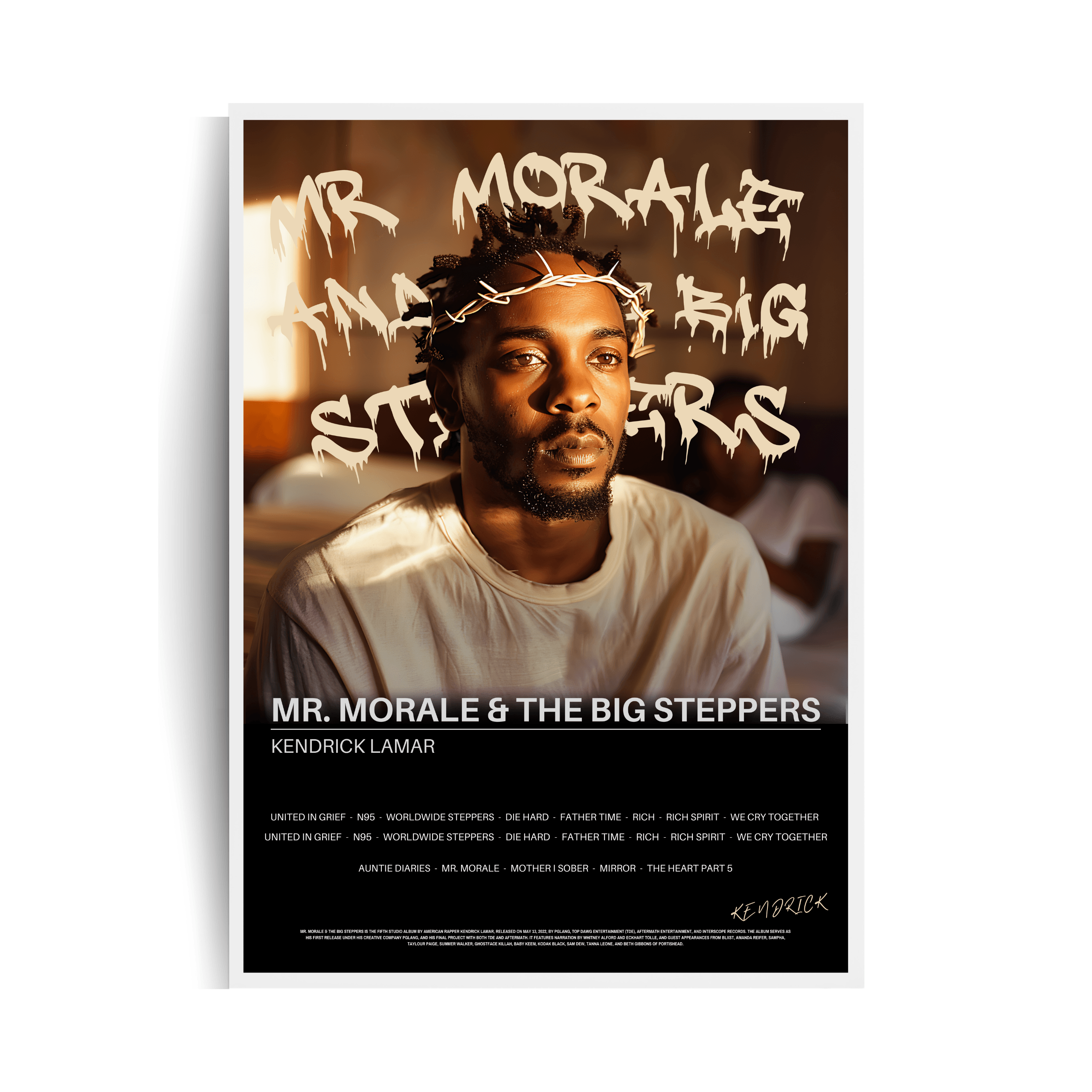 Kendrick Lamar Plakat w ramie