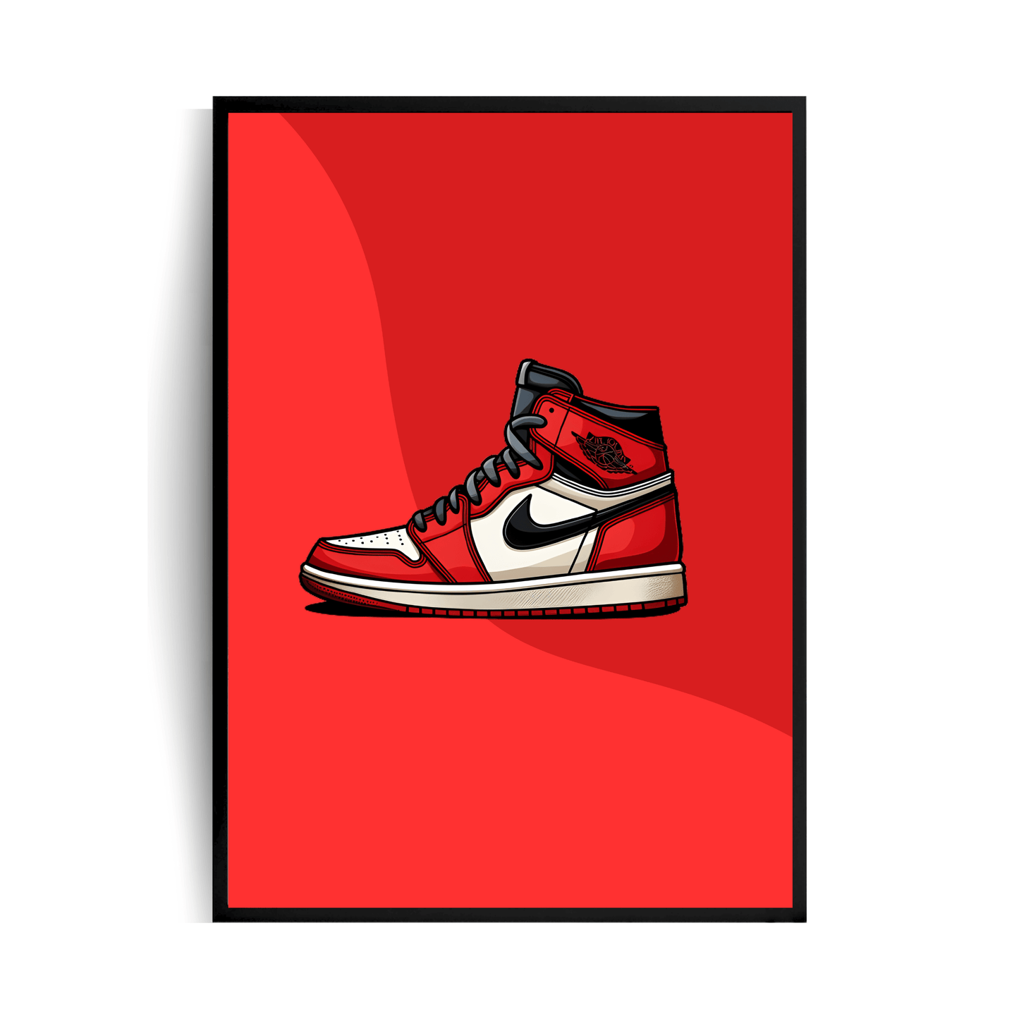 Nike Jordan 1 Chicago | Plakat w Ramie