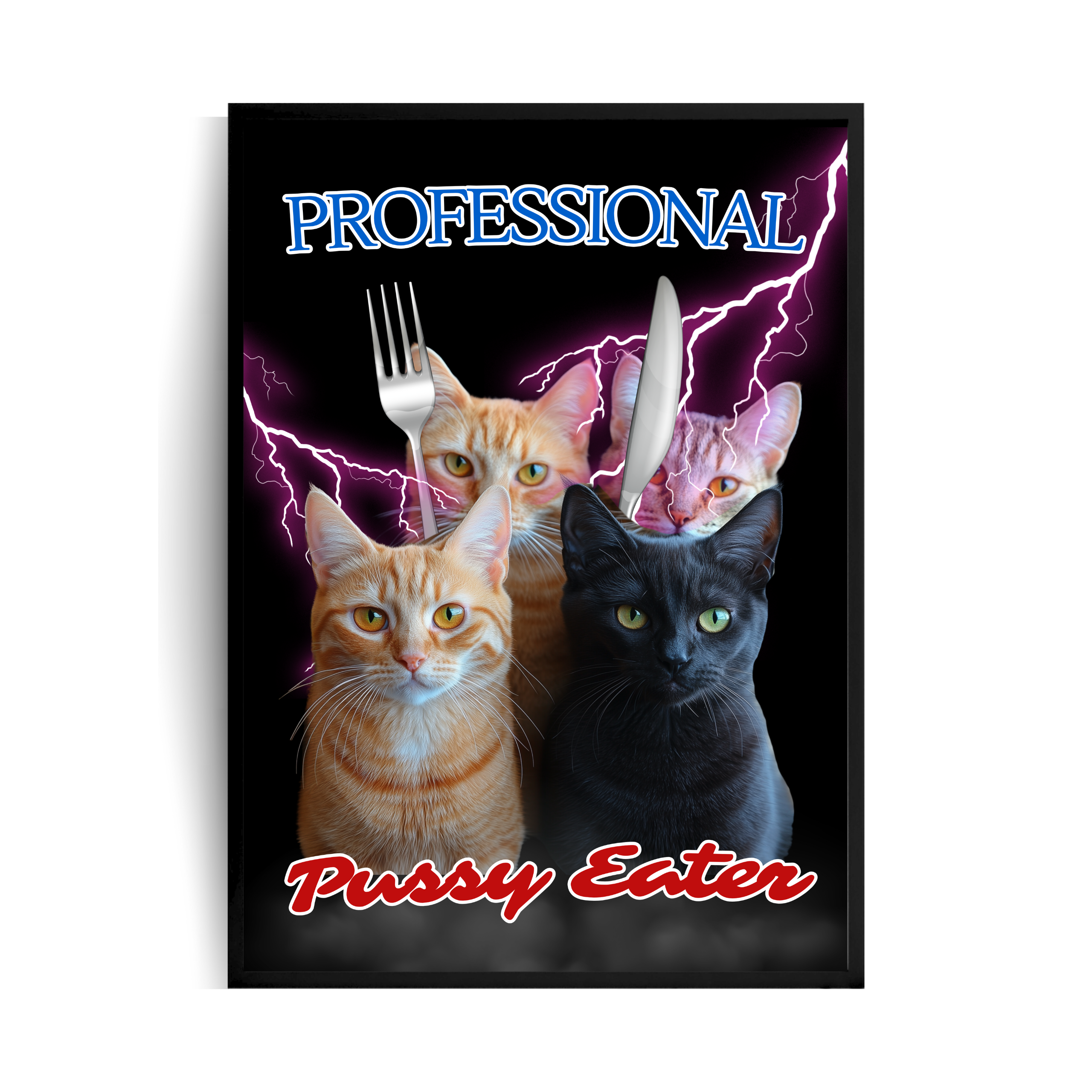 Professional Pussy Eater plakat w ramie
