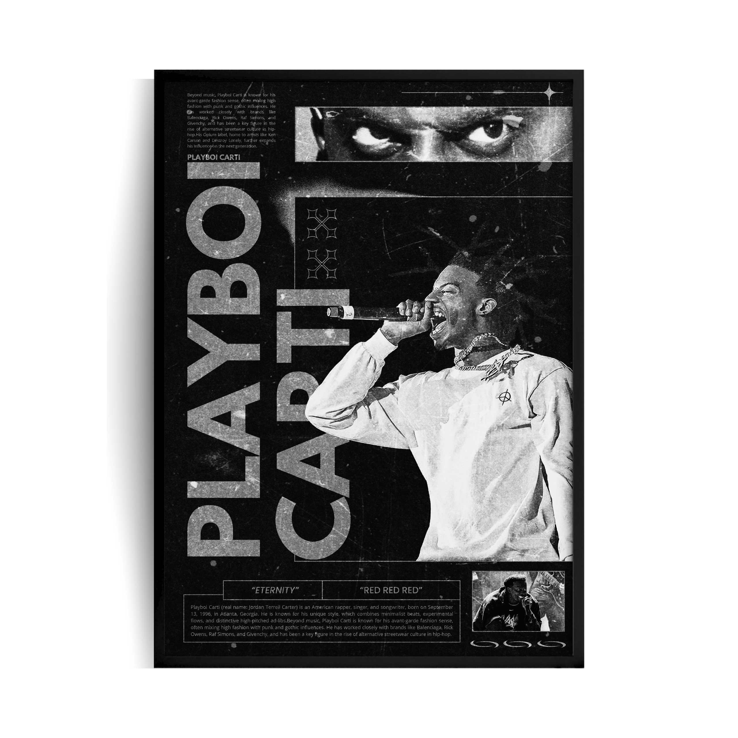 Playboi Carti Eternity plakat w ramie