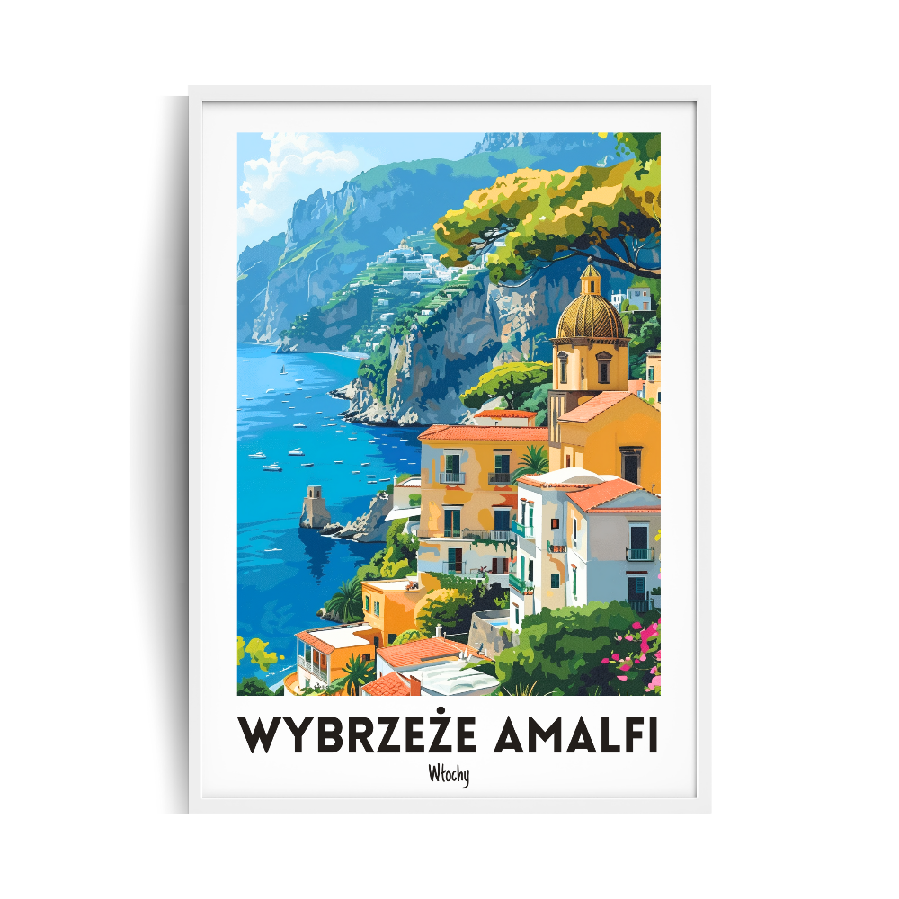 Portofino, Włochy plakat w ramie (kopia)