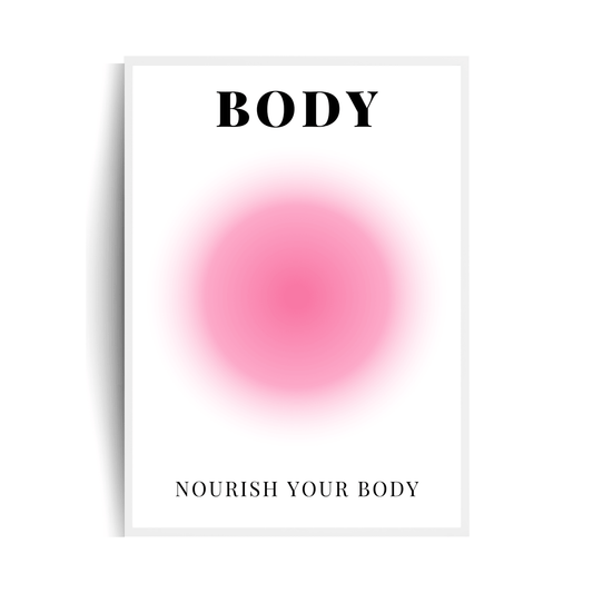 Positive Aura Body plakat w ramie