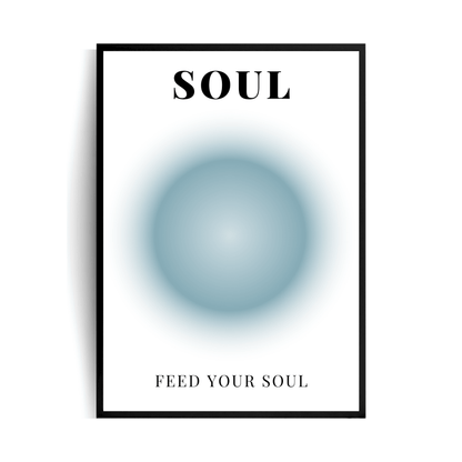 Positive Aura Soul plakat w ramie